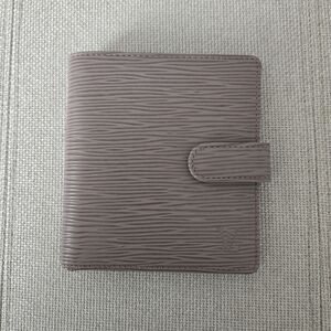 Louis Vuitton Epi Porte Billets Compact Wallet Lilac